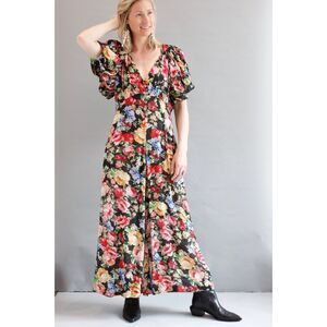 Icons Reconstructed The Sweetheart Romper Objects of Devotion Romantic Floral XS